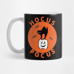 Halloween Cat & Pumpkin - Hocus Pocus Mug